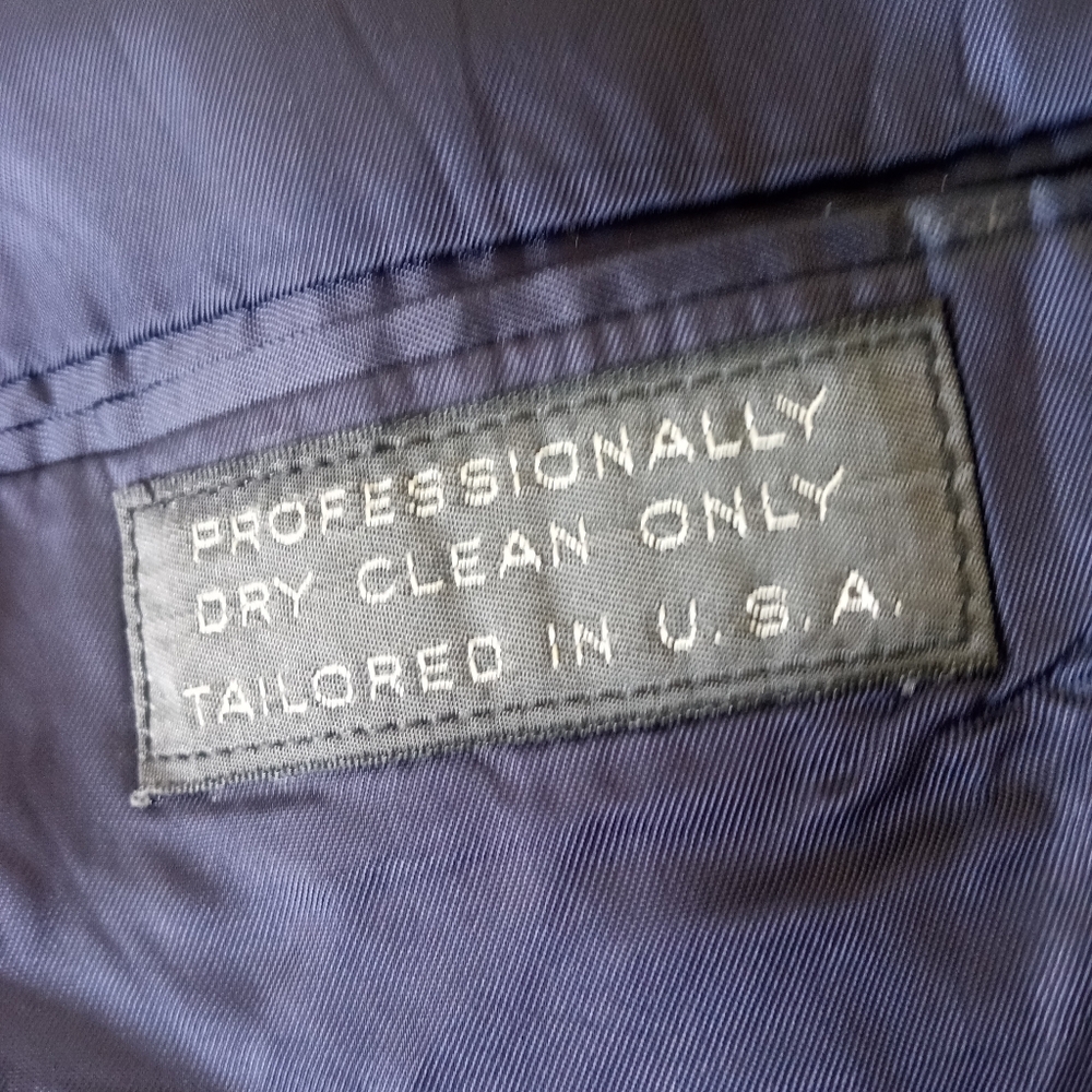 CHRISTIAN DIOR Monsieur Vintage Wool Black Sport Coat | 46 R - Picture 9 of 10